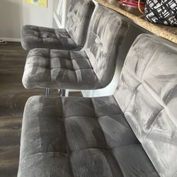 Grey Bar Stools 