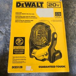 DEWALT 20V MAX Cordless and Corded 11 in. Jobsite Fan (Tool Only)