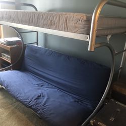 Bunk Bed With Sofa/full Futon Below