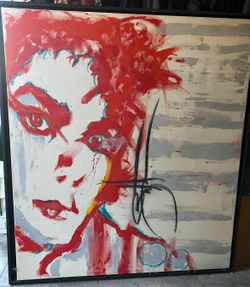 Yvette Laforce “Live” Michael Jackson Painting  