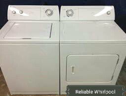 Reliable WHIRLPOOL Washer and Dryer Set, Delivery Warranty 