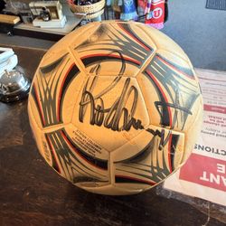 Rod Stewart Autographed Adidas Tango Club MS Soccer Ball