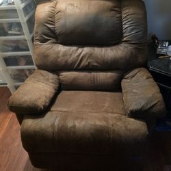 Brown Couch Recliner Chair