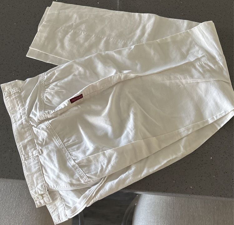 Pants -woman’s White Cotton