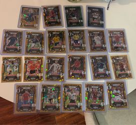 21 Panini Prizm Monopoly World Cup Gold Cards