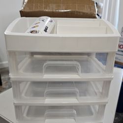 2 New makeup, jewelry, tools, accessories organizer.