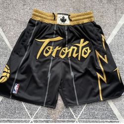 Toronto Raptors Black Shorts (small To 2XL) 