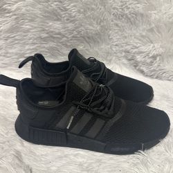 Adidas NMD R1 Pharrell Black Future size 10.5 men’s shoes Triple Black