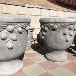 New Flower Pots Made Out Of Cement Perfect Gift For Any Occasion 
