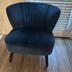 Blue accent couch chair