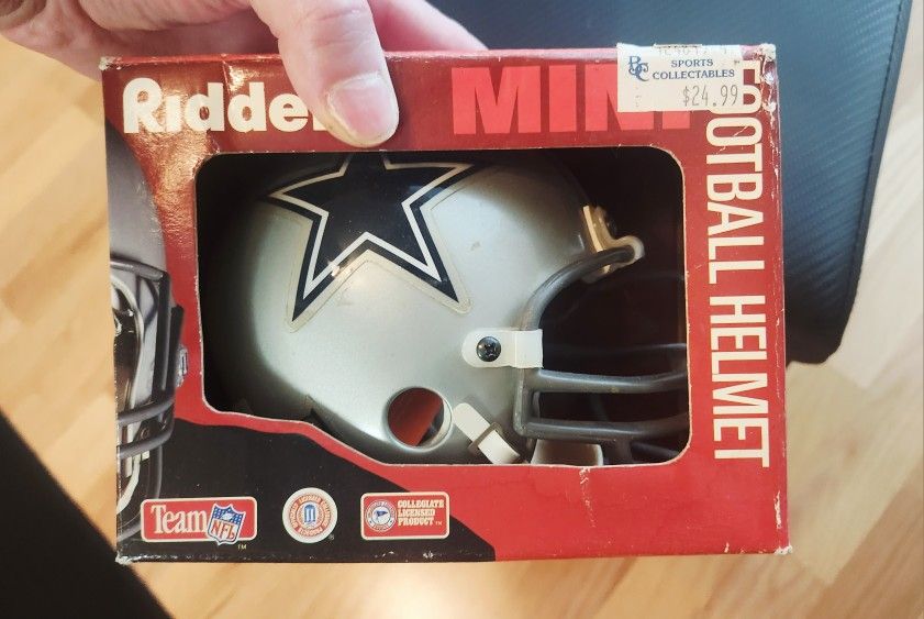 1995 Riddell Dallas Cowboys Mini Helmet Unopened In Box
