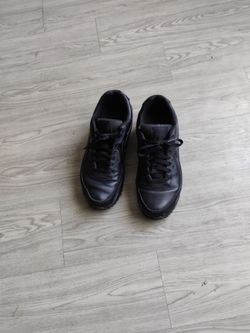 Nike Air Max 90 All Black Leather Sneakers