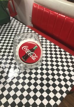 Call Coca-Cola cookie jar for sale