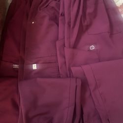 Burgundy Color Scrubs Bottom