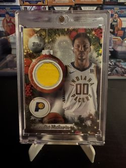 2025-26 Topps Holiday - Player Relics Bennedict Mathurin #PR-BMA Holiday