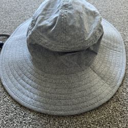 Solar Escape UV50 Adults Grey Bucket boonie Hat with Adjustable Strap One Size