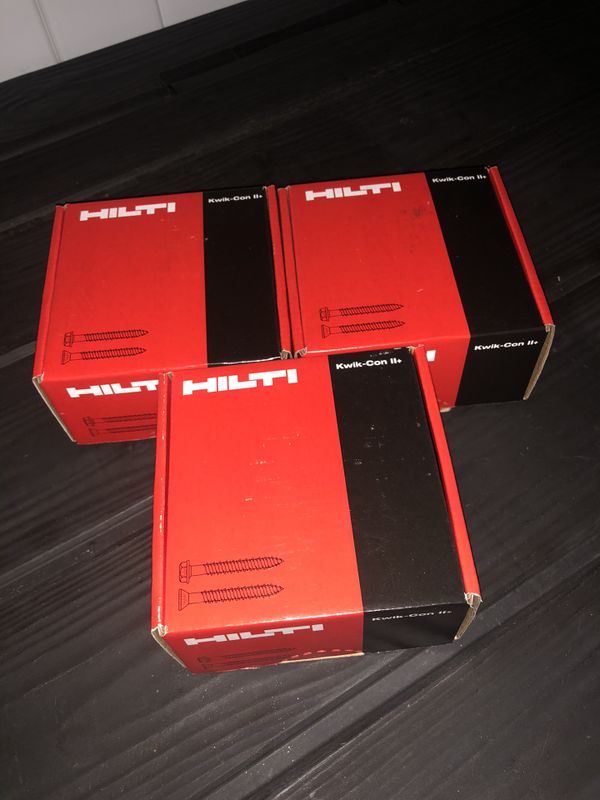KWIKCON II+ TORX HEX HEAD (Hilti) for Sale in Queens, NY OfferUp