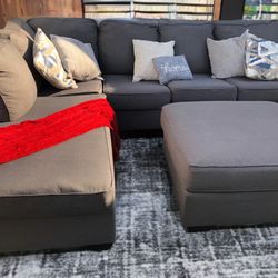 Sectional Couch Sofa ( Delivery Available)