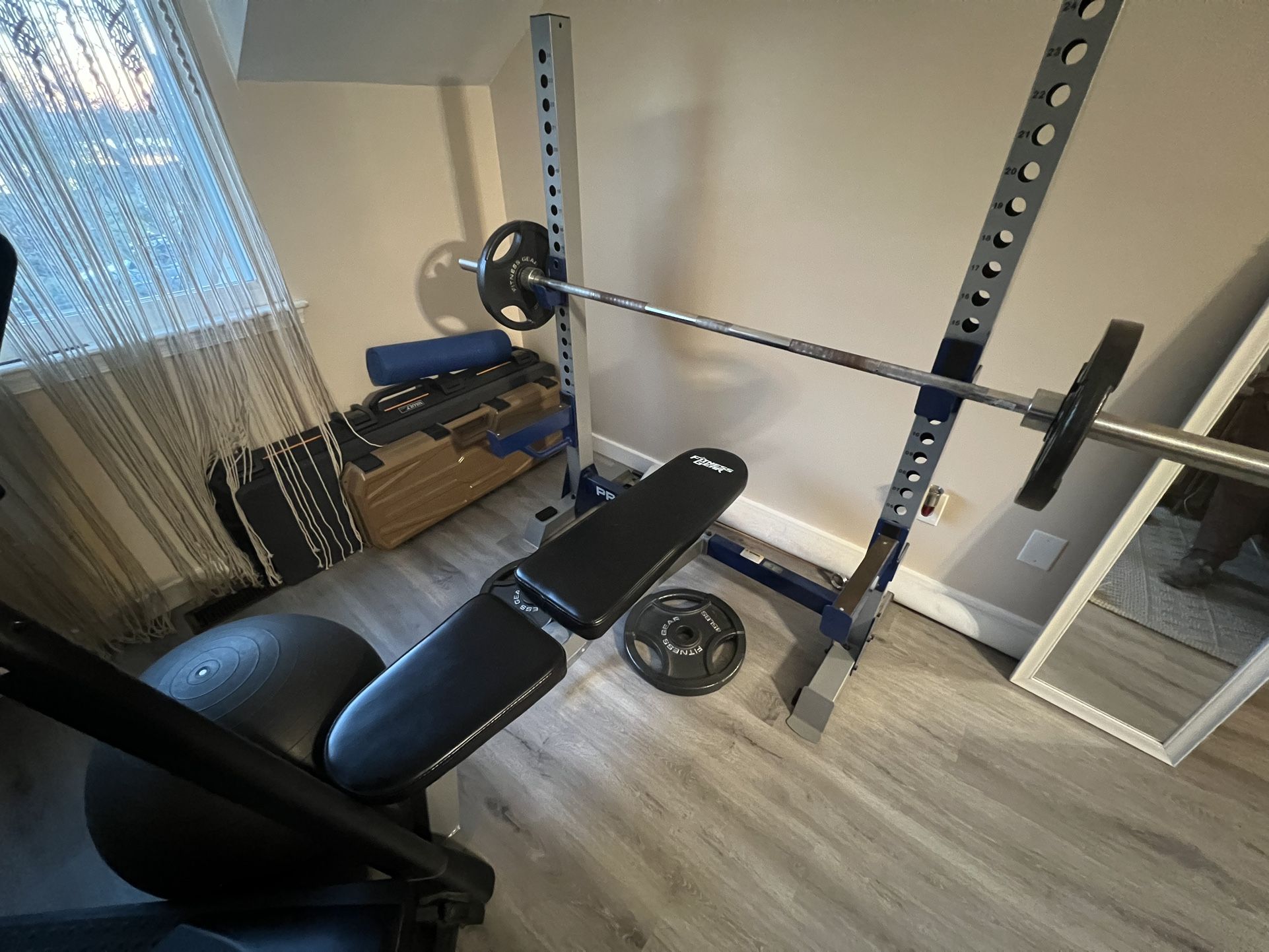 Weight Bench With Weight Set