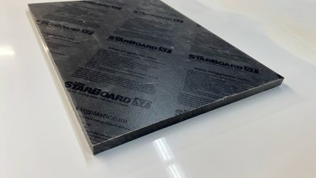 Black Marine Starboard 3/4” Thick Sheet 16”x 21”