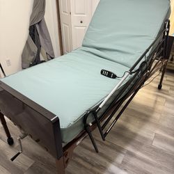 Brand New Electric Hospital Bed w/ Mattress & Remote – Retails $900