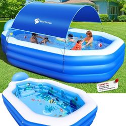 INFLATABLE  POOL WITH CANOPY