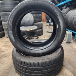 🔥 (2) 275 45 20 Continental CrossContact All Season Runflat Tires 