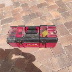 Toolbox with tools inside; the tools alone are worth more than $25