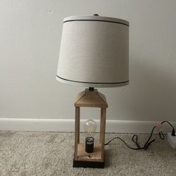 28" Bedside Table Lamp for Living Room, 3-Way Dimmable Touch Control Retro