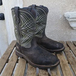 Size 10 EE Ariat Work Boots Steel Toe