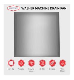 BRAND NEW Stainless Steel Heavy Duty Washing Machine Drain Pan