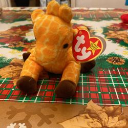 Twigs - Giraffe - Ty Beanie Baby - 1995 - PE Pellets