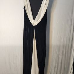 Black & White Ball Gown Size 10