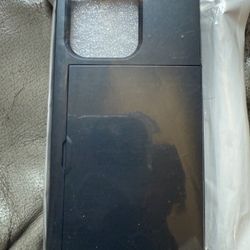 iPhone 15 Pro Grey Wallet Case
