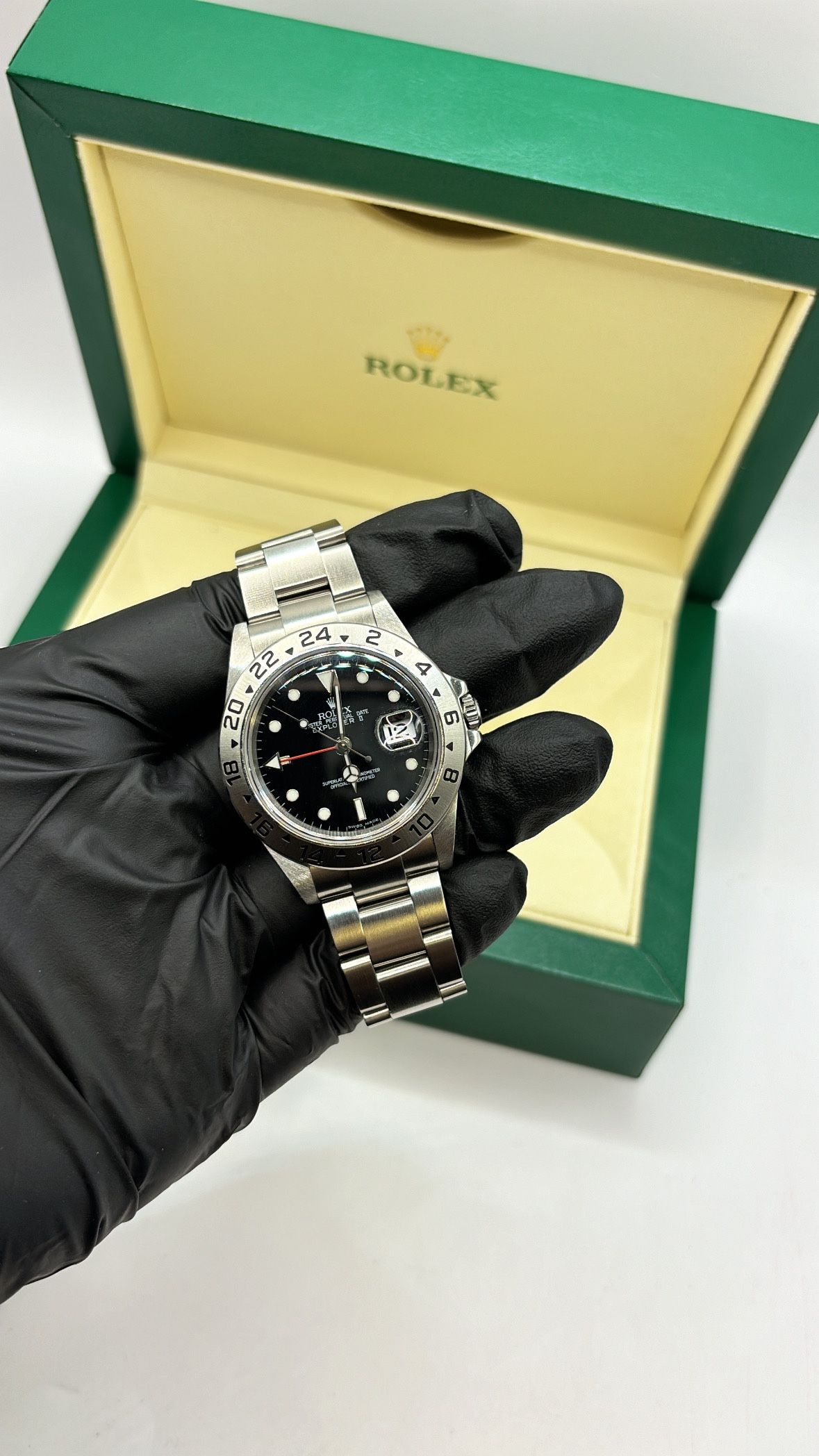 Rolex Explorer Ii With Suit Explorer Ii Watch Rolex White In Steel