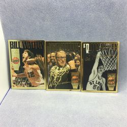 Ed Macaulay  John Wooden Bill Walton Cards