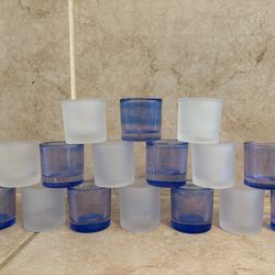 Glass Candle Holders