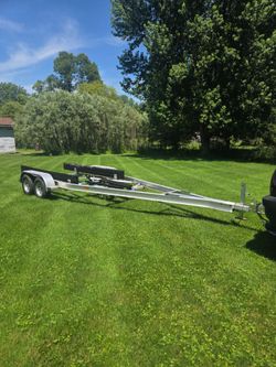 19-21 ft 6000 lb Tandem Stainless Steel Boat Trailer