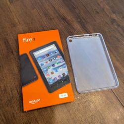 Amazon Fire 7 NIB + clear case