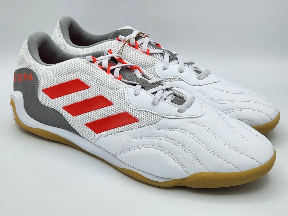 Adidas Copa IN White Solar Red Soccer Cleats FY6191 Size