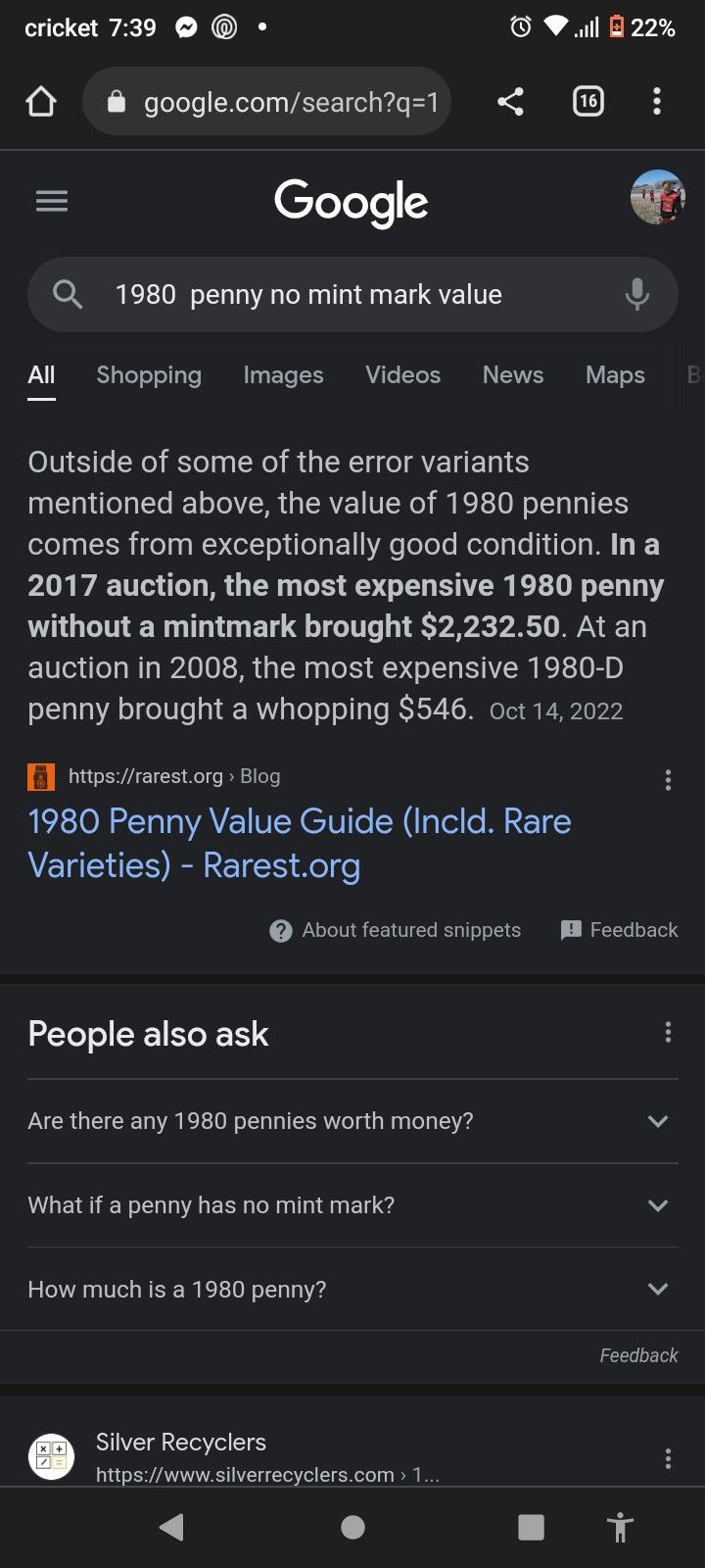 Special Wheat Pennies