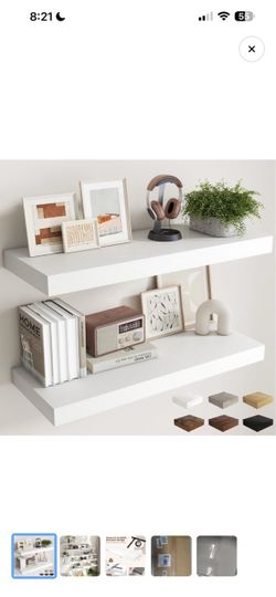 Brand New Set of Two Floating Shelves