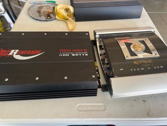Two amplifiers renegade for channel 1100 W