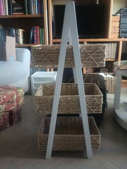 Wicker Shelf Unit