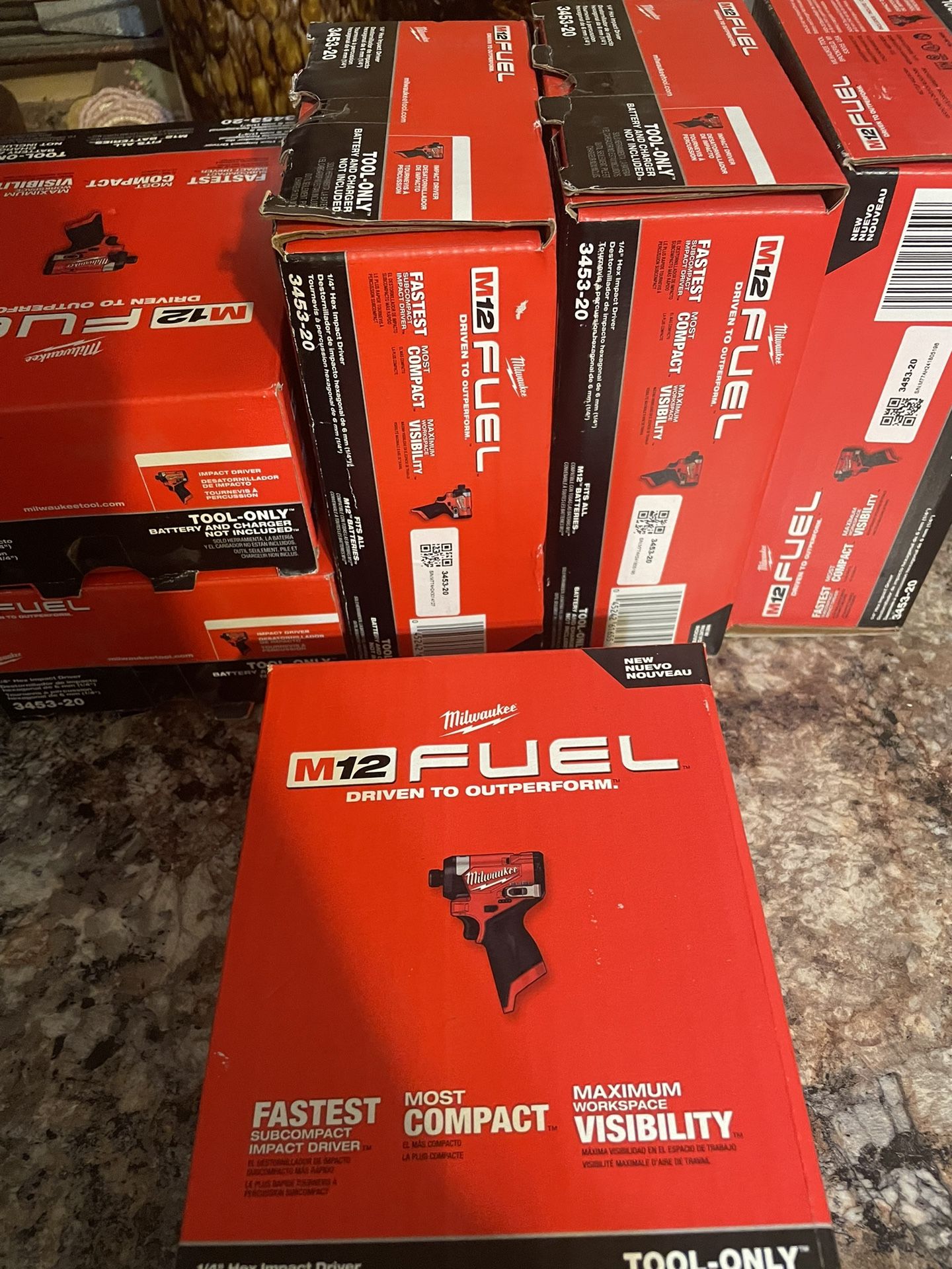 Brand New Milwaukee M12 Impacts