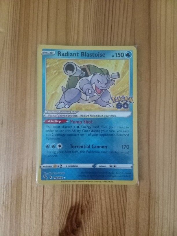Pokemon Card- Radiant Blastoise