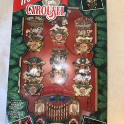 Vintage  1992 Mr. Christmas Holiday Carousel