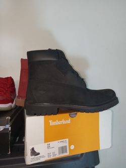 Timberland Black Premium Nubuck Men Size 10.5, 11, 13