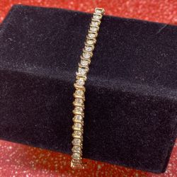 14k Tennis Bracelet 