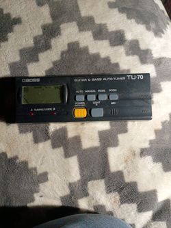 Boss Guitar and bass auto tuner